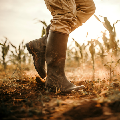 Man In Soy Field (5)